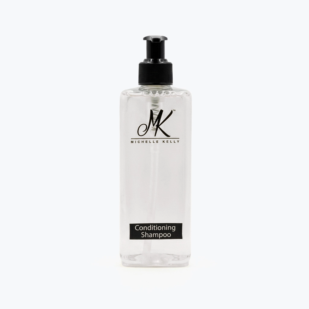 Frasco de shampoo premium